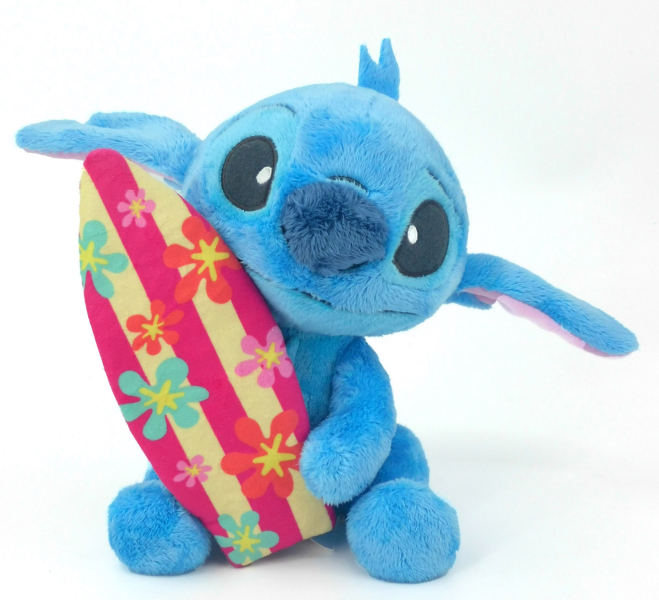 STITCH Peluche Stitch avec Planche de Surf 25cm