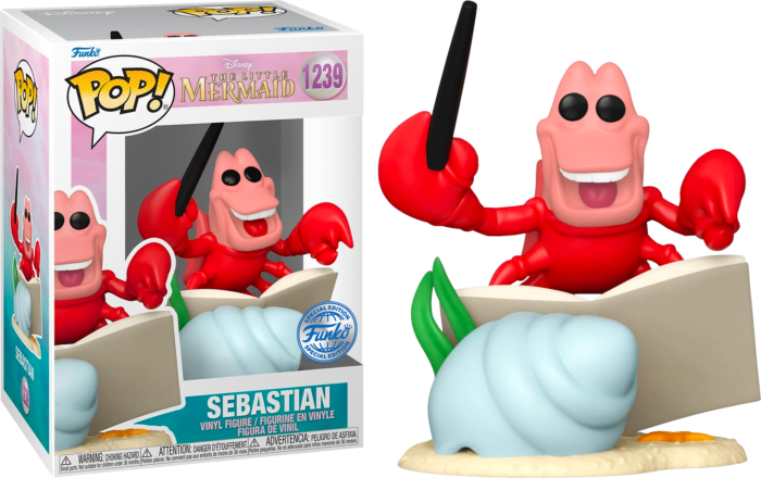 DISNEYPOP N° 1239Little MermaidSebastian