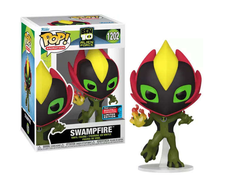 BEN 10 POP Convention TV N° 1202 Swampfire