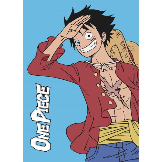 ONE PIECE Luffy Plaid Polaire 100% Microfibre 100x140cm