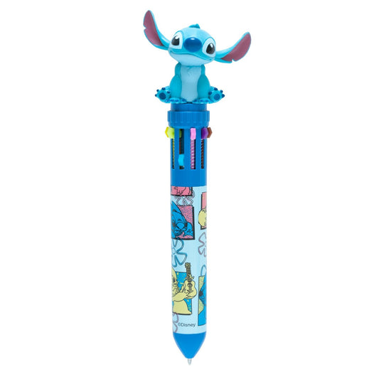 STITCH Stylo-Bille 10 couleurs 3D