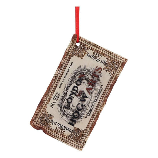 Vánoční dekorace Harry Potter - jízdenka do Bradavického expresu