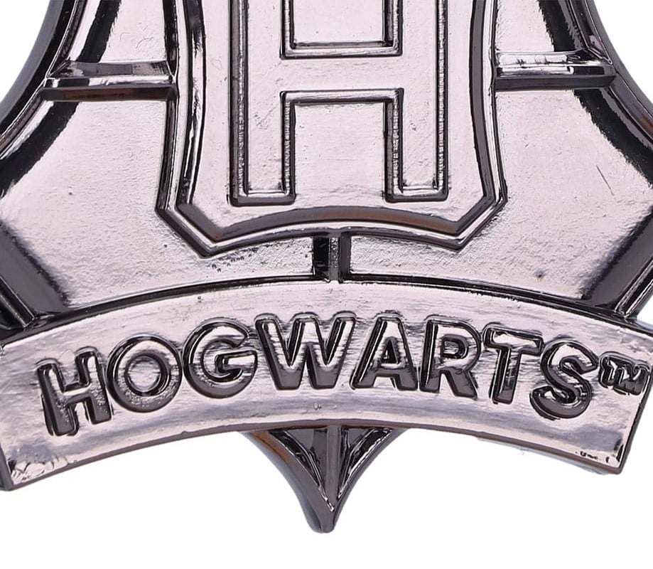 Vánoční dekorace Harry Potter - erb Bradavic (stříbrná)