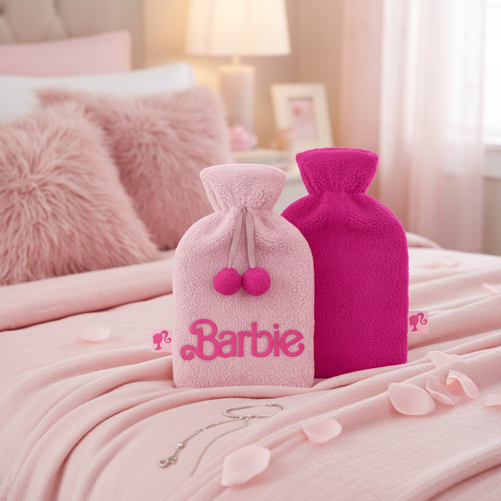 Barbie Plyšová a vyšívaná termoláhev - Logo