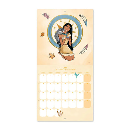 Calendrier Mural Princesses Disney - 2024