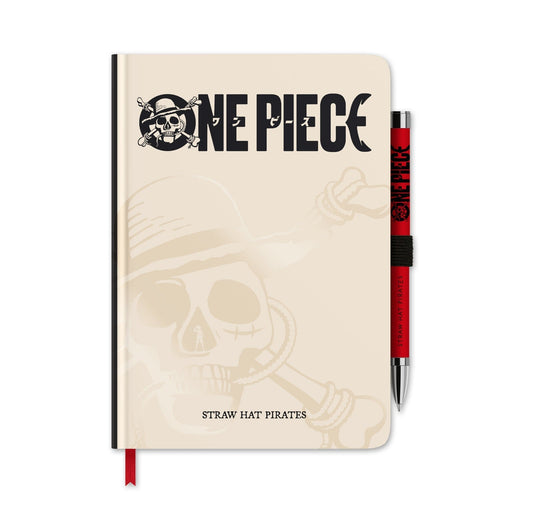 ONE PIECE NETFLIX Notebook + Stylo-Bille Lumineux Format A5