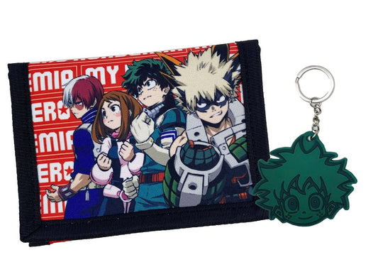 Set Porte-monnaie et Porte-clés My Hero Academia