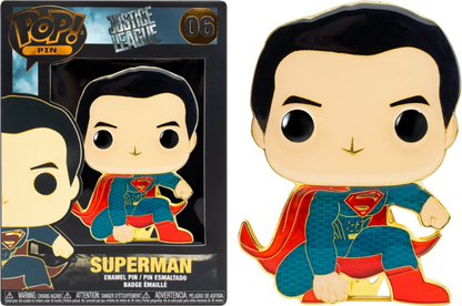 DC COMICS Pop Large Enamel Pin N° 06 Superman