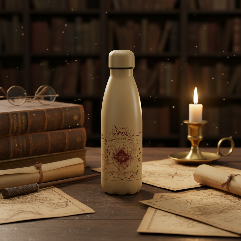 Bouteille isotherme Harry Potter - 
Carte du Maraudeur