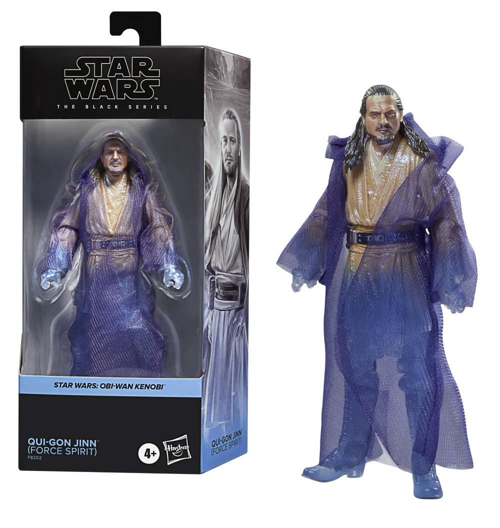 STAR WARS Qui-Gon Jinn (Esprit de la Force) Fig. Black Series 15cm