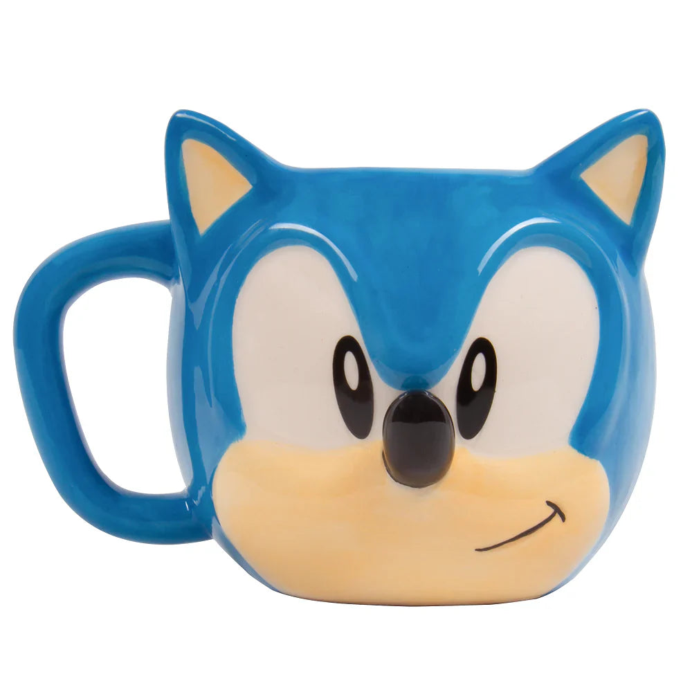 Zestaw upominkowy Sonic - kubek 3D i układanka