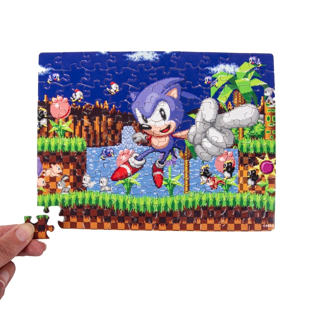 Zestaw upominkowy Sonic - kubek 3D i układanka