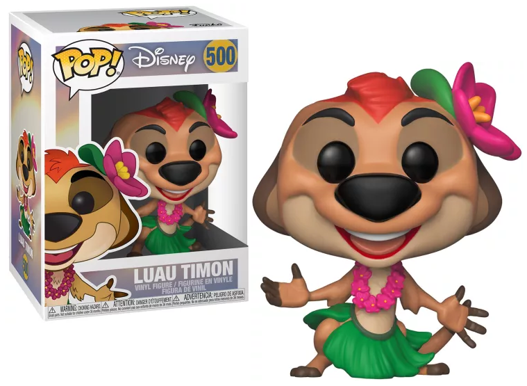 DISNEY Le Roi Lion POP N° 500 Luau Timon