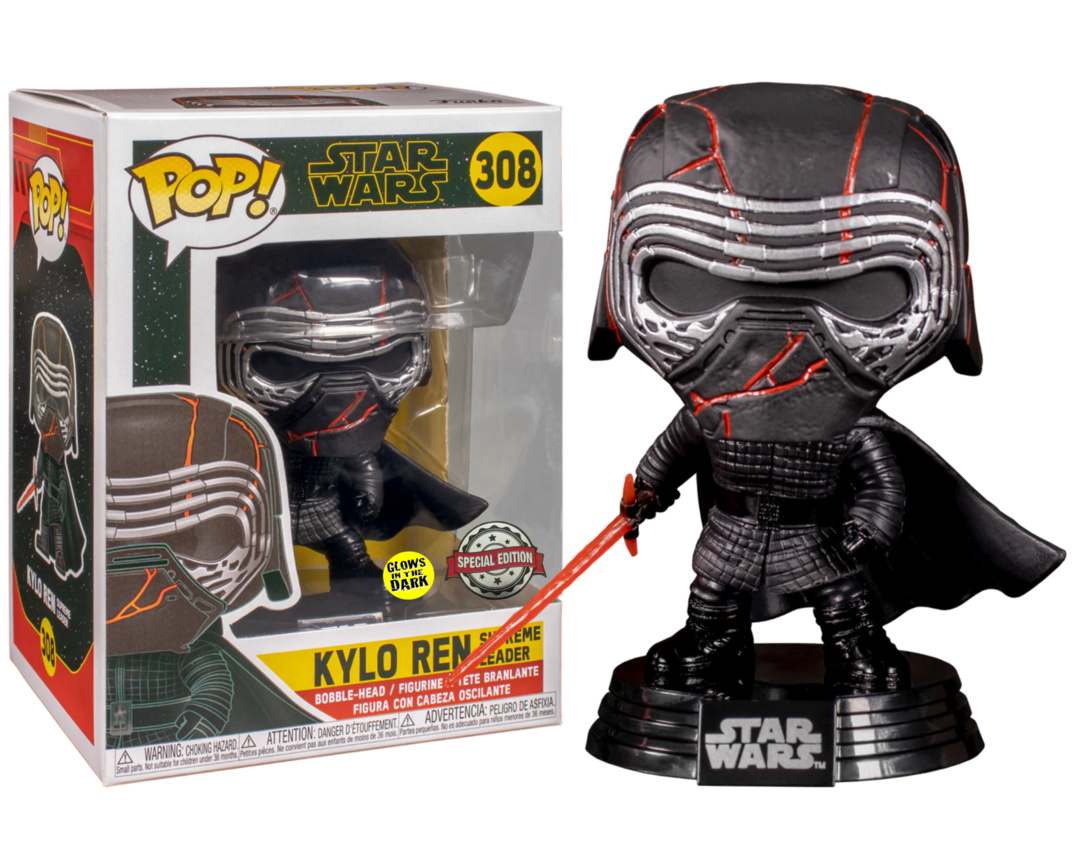 STAR WARSPOP N° 308Kylo Ren Sup. Leader GITD SPECIAL EDITION