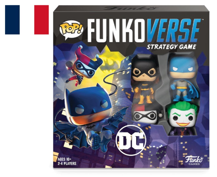 DC COMICS Funkoverse 100 4-Pack Jeu de Base FR