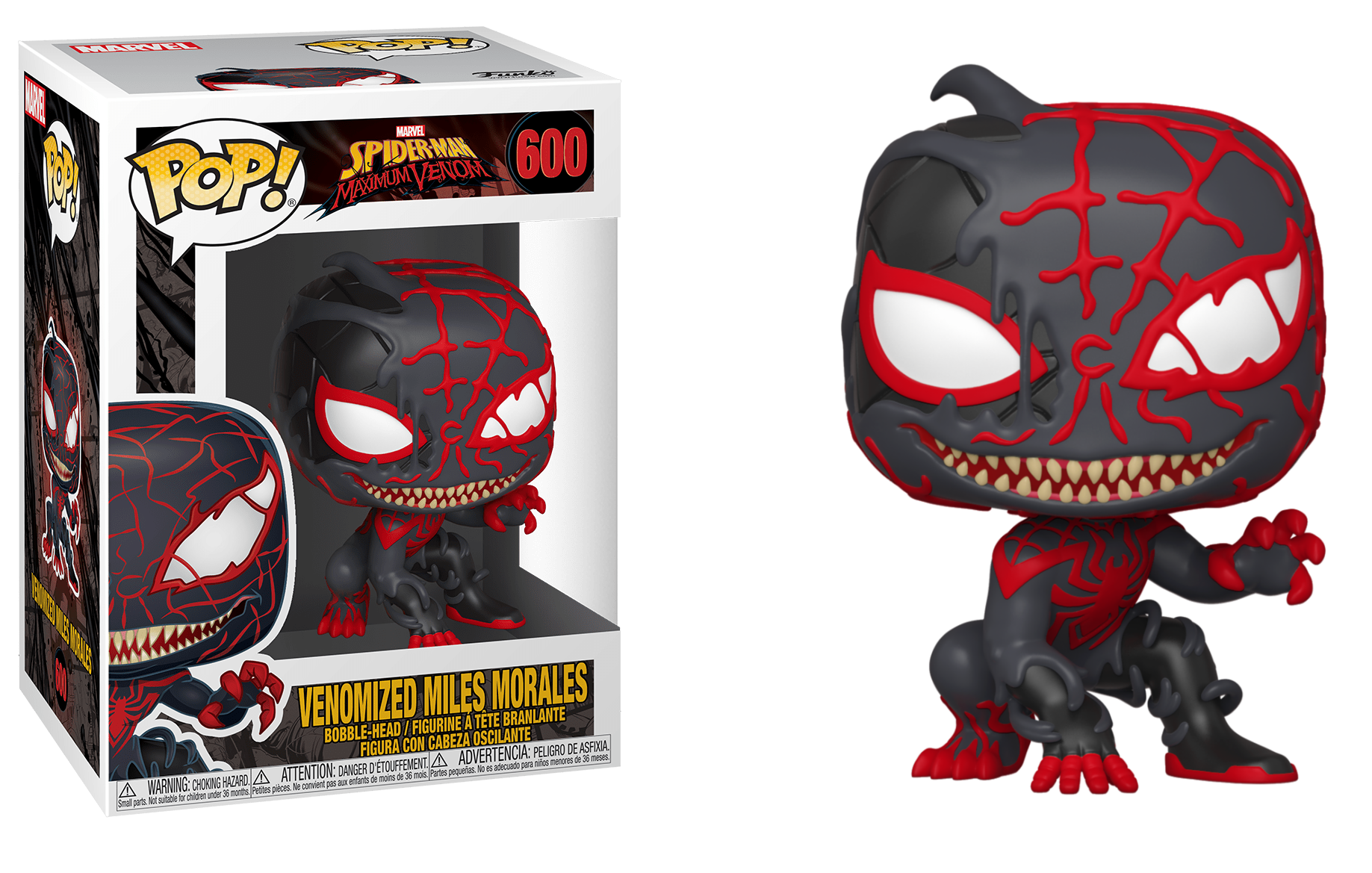 MARVEL MAX VENOM POP N° 600 Miles Morales