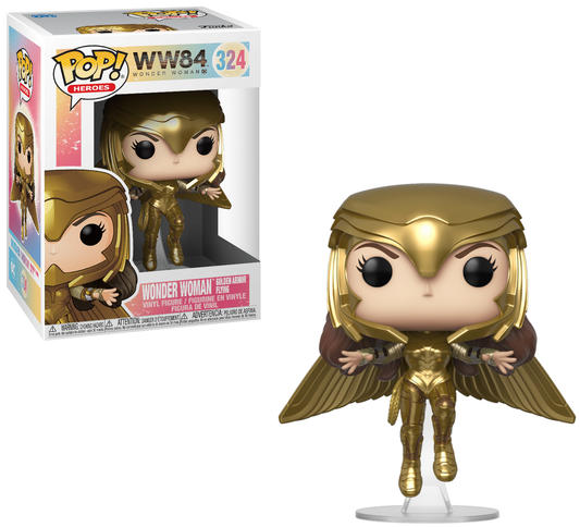 WW84 POP N° 324 Wonder Woman Golden Armor Flying