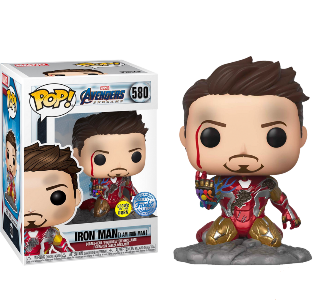 pop iron man i am iron man glow 580