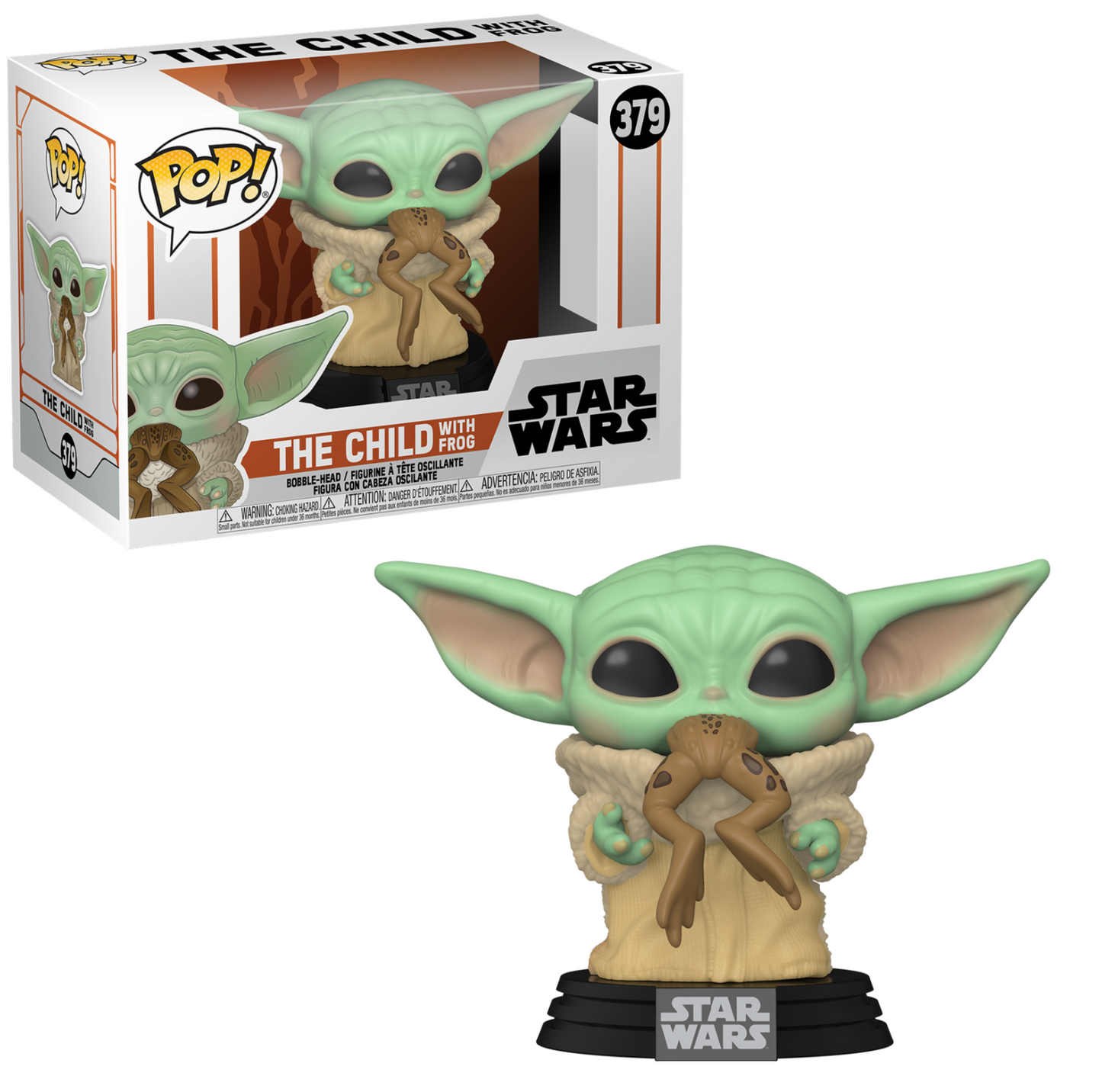 THE MANDALORIAN POP N° 379 The Child w/Frog REPROD