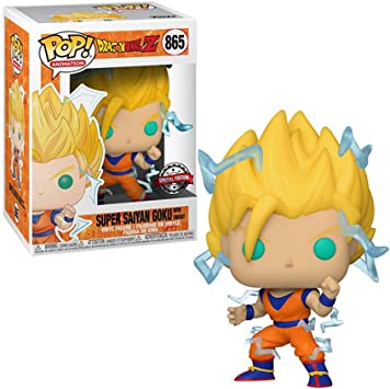 DRAGON BALL Z POP Animation N° 865 SS2 Goku avec Chase (GITD)