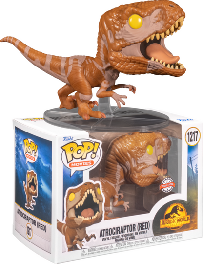 JURASSIC WORLD 3 Funko POP Movies N° 1217 Atrociraptor "Rouge" Funko