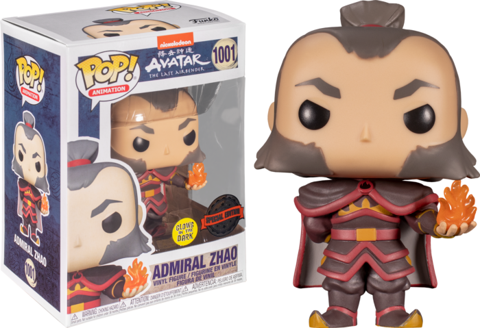 AVATAR THE LAST AIRBENDER POP N° 1001 Amiral Zhao "GITD" S.E.