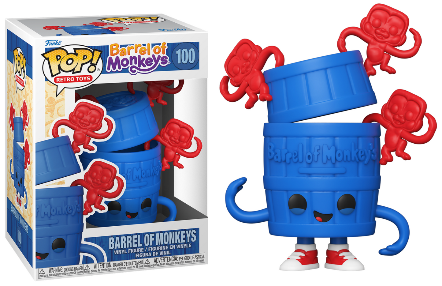 RETRO TOYS POP N° 100 Barrel of Monkeys