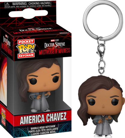 DOCTOR STRANGE 2 Pocket Pop Keychains America Chavez