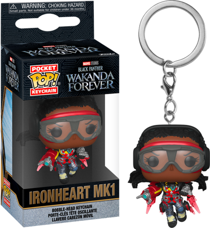 BLACK PANTHER WAKANDA FOREVER Pocket Pop Keychains Ironheart MK1