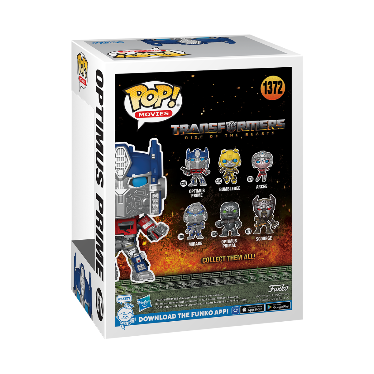 pop optimus prime 1372