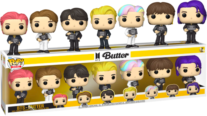 BTSPOPButterPack 7 Figurines