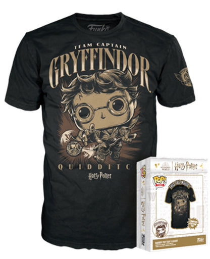 HARRY POTTER Harry "Quidditch" T-Shirt POP (M)