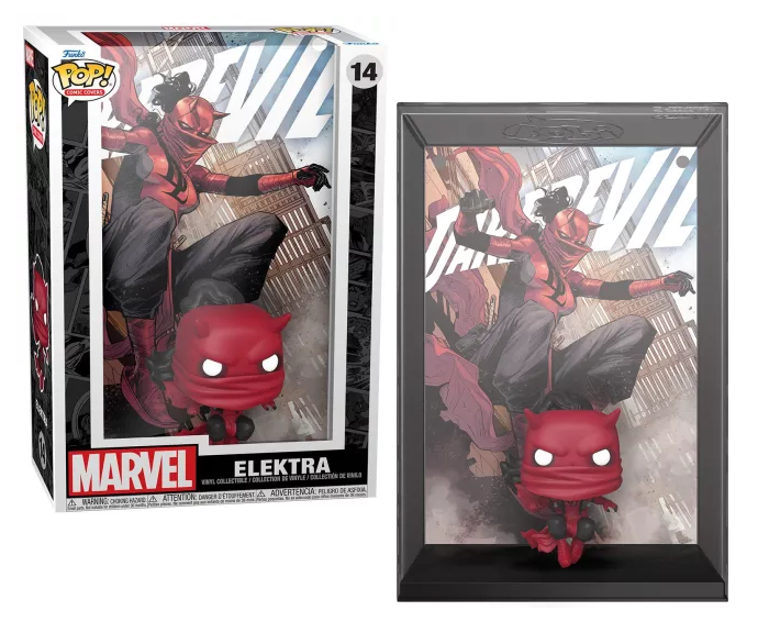 pop comic covers elektra as daredevil 14