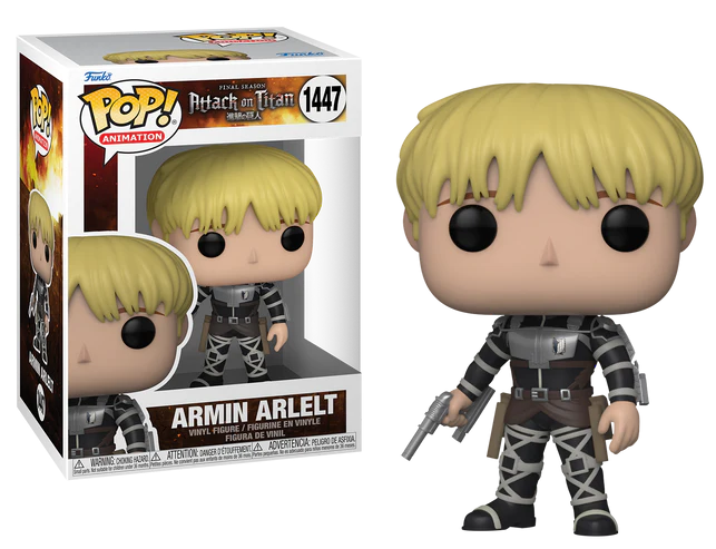 L'ATTAQUE DES TITANS S5 -POP Animation N°1447 -Armin Arlert avec Chase