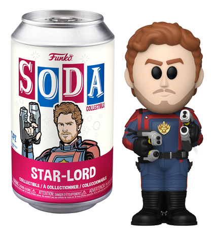 LES GARDIENS DE LA GALAXIE 3 POP Soda Star-Lord avec Chase (M)