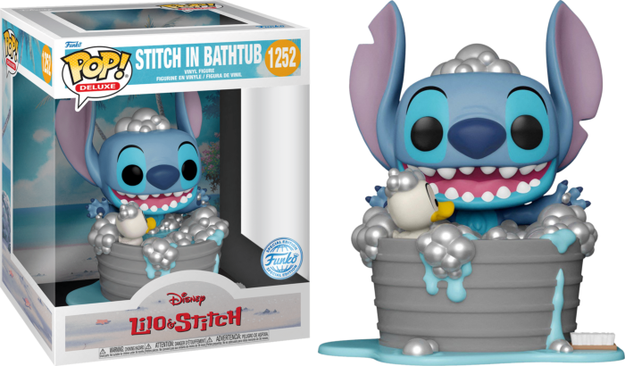 DISNEY POP Deluxe N° 1252 Stitch dans la baignoire