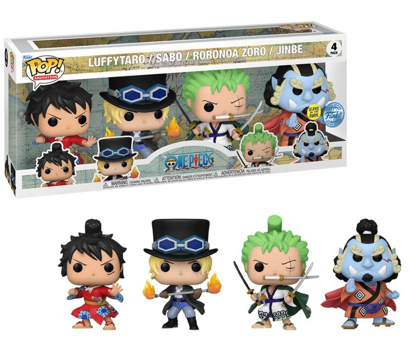 ONE PIECE POP Animation N° 04 S4 4pk (GW)