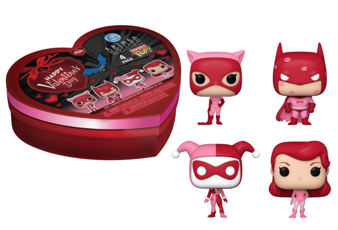 Pocket Pop! 4-pak - DC Comics Valentinsdag 
