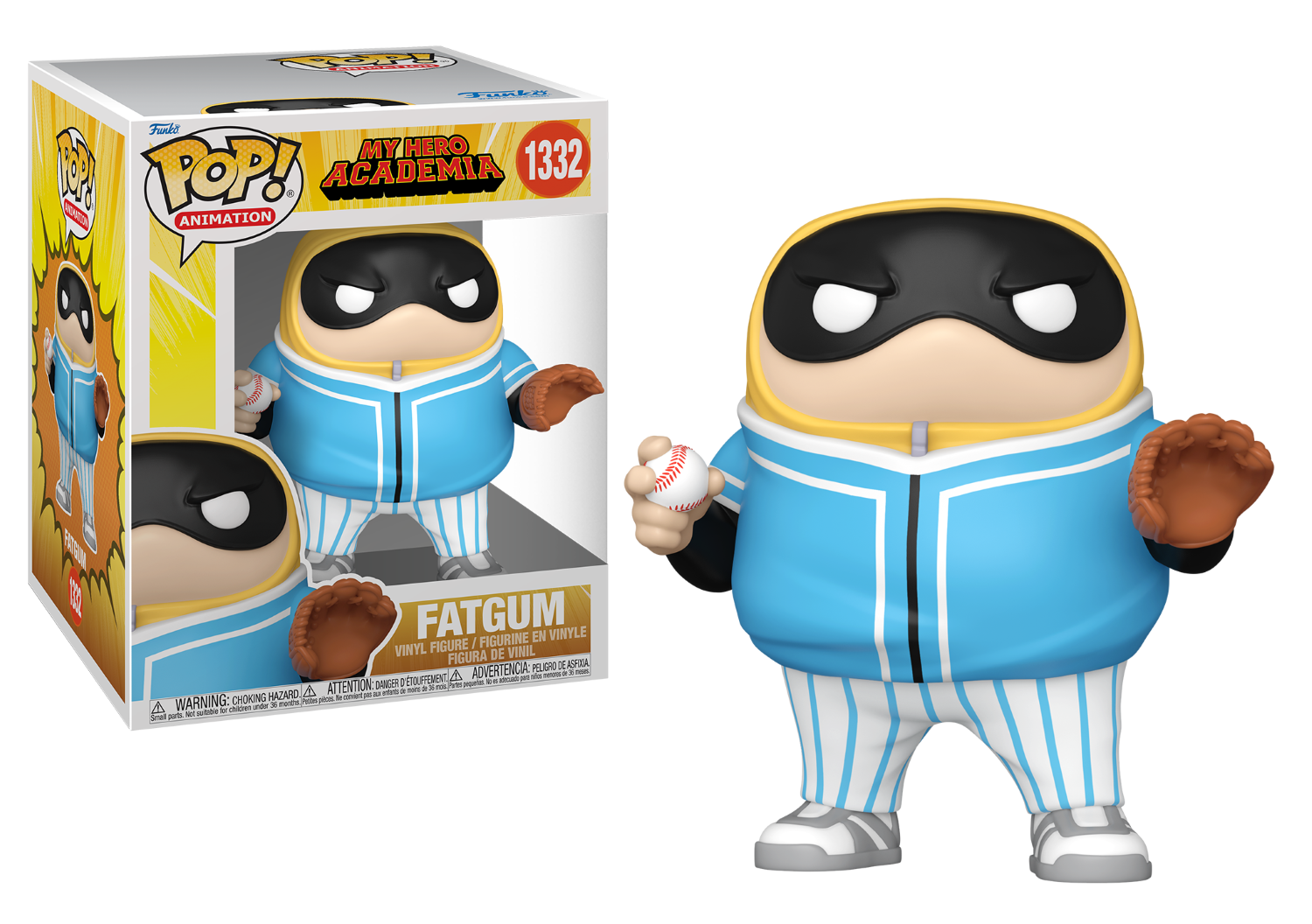 MY HERO ACADEMIA HLB POP Super 6'' N° 1332 Fatgum (Baseball)