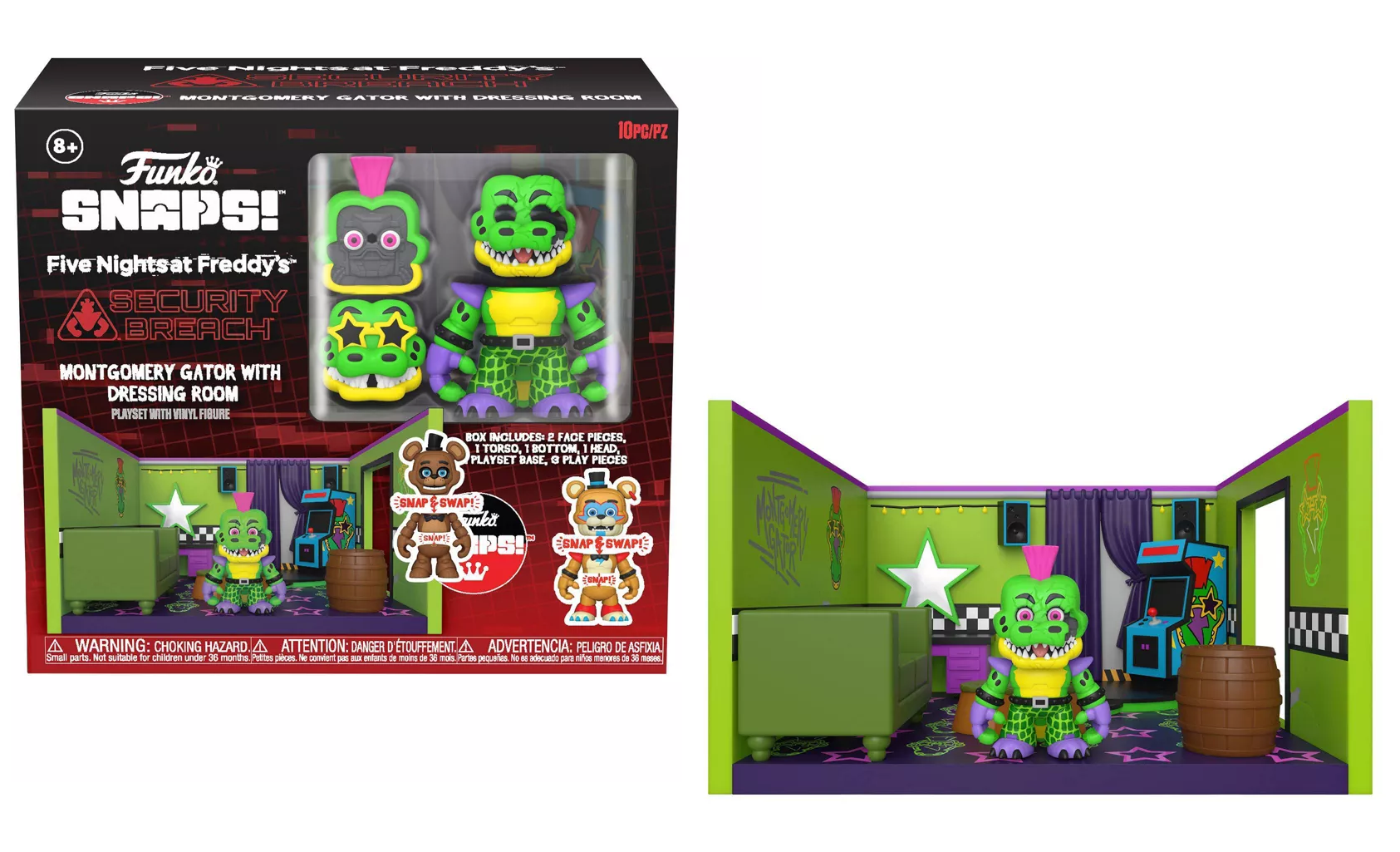 FNAF Salle de Gator Snap Playset Funko