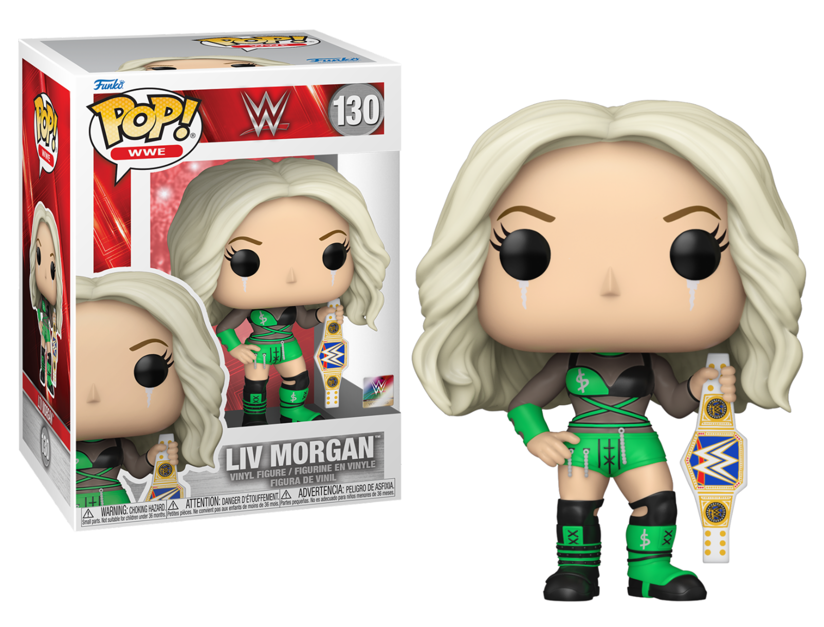 WWE POP N° 130 Liv Morgan avec Ceinture