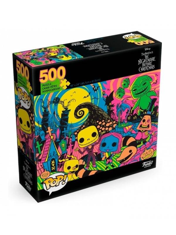 DISNEY L'Etrange Noël de Monsieur Jack "Blacklight" POP Puzzles