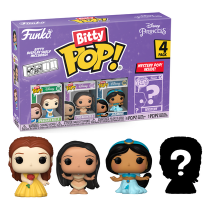 DISNEY PRINCESSE Bitty Pop 4 Pack 2.5cm Belle