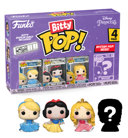 DISNEY PRINCESSE Bitty Pop 4 Pack 2.5cm Cendrillon