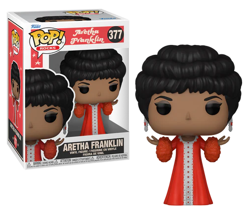 MUSIC POP Rocks N° 377 Aretha Franklin (Robe Rouge)