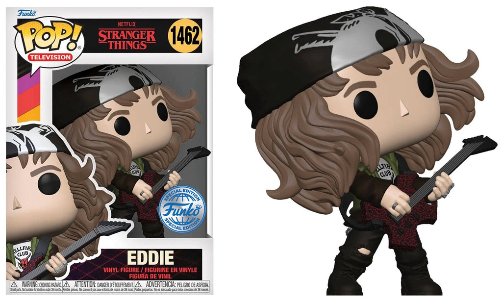 STRANGER THINGS S4 POP TV N° 1462 Eddie avec Guitare (MT)