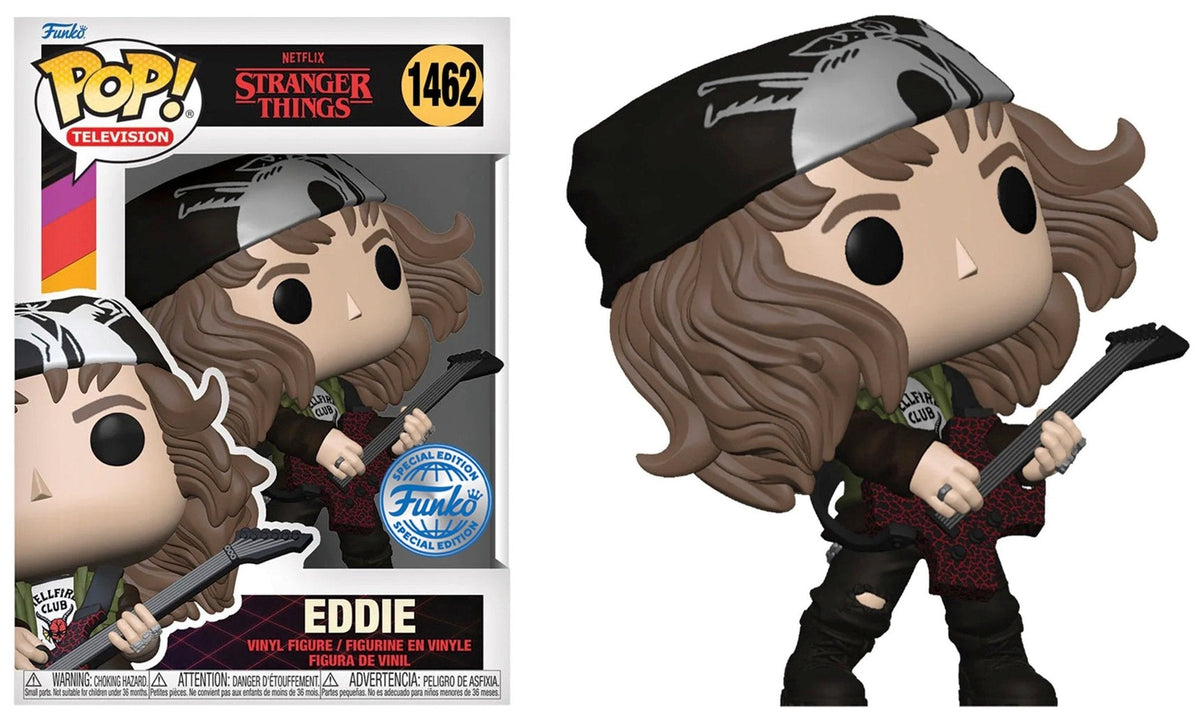 STRANGER THINGS S4 POP TV N° 1462 Eddie avec Guitare (MT)