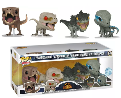 JURASSIC WORLD 3 POP 4pk Special Edition