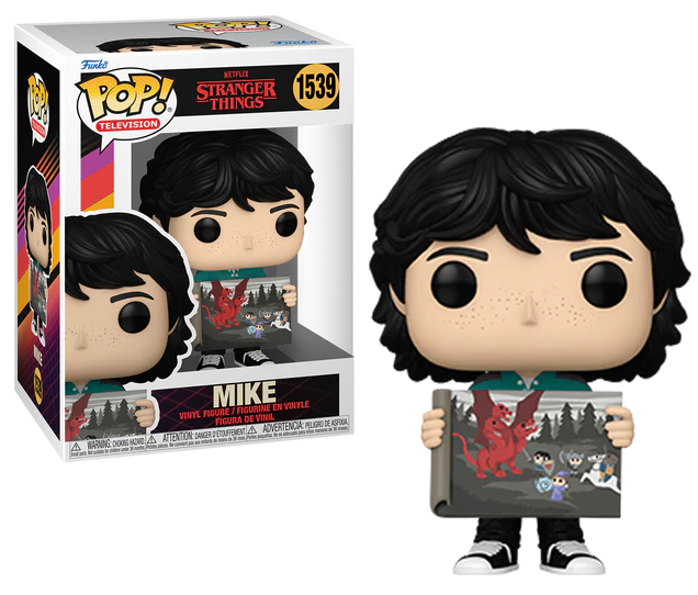 STRANGER THINGS POP TV N° 1539 Mike avec Peinture de Will