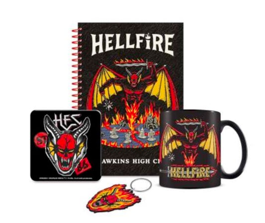 STRANGER THINGS Bumper Gift Set -Mug, sous verre, Porte-clé & Carnet